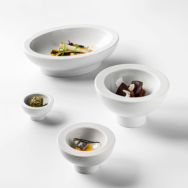 Салатник «Этник»;фарфор;400мл;D=160,H=95мм;белый