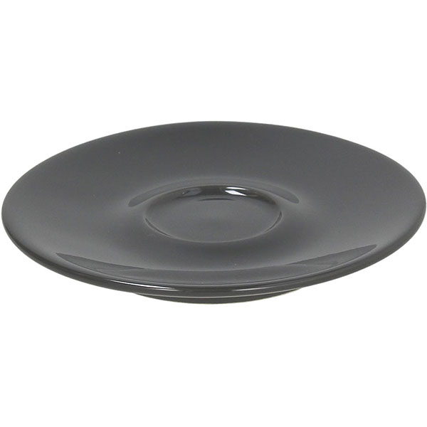 Блюдце «Элегант»;фарфор;D=12см;черный