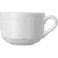 Чашка чайная «В.Виена»;фарфор;180мл;D=80,H=59мм;белый