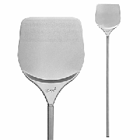 Лопата для пиццы с ребристой ручкой 50*50см 50*50см;алюмин.;,L=1,7 м;металлич.,металлич.