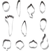 Форма кондитерская «Овощи»[12шт];сталь нерж.;D=15,H=2см