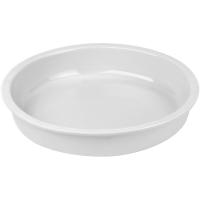 Емкость для мармита круглая;фарфор;D=330,H=57мм;белый