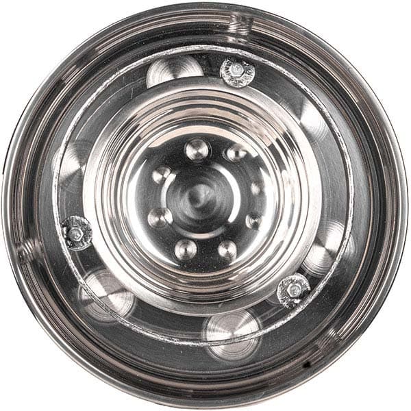 Набор для подачи саджа без крышки 2 предмета;сталь нерж.,тефлон;D=29,5,H=23см;серебрист.