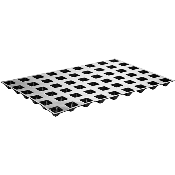 Форма кондитерская «Пирамида»[54шт];силикон,стеклопласт.;,H=23,L=35,B=35мм