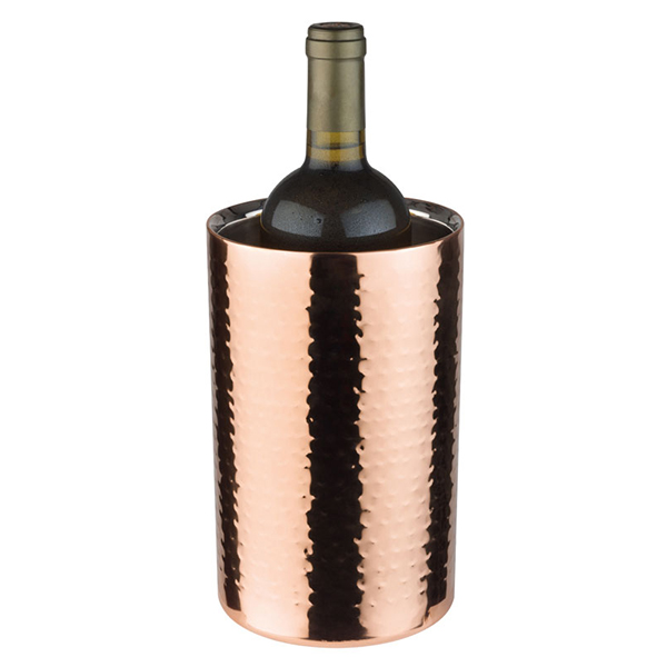 Емкость д/охлажден. бутылок;сталь нерж.;D=12,H=20см;медный