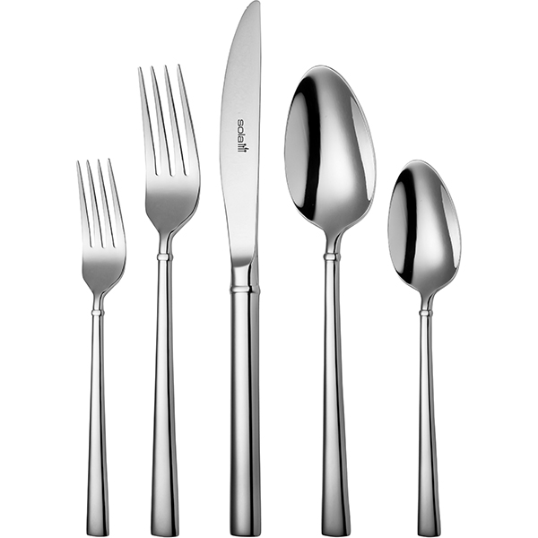 Нож столовый «Палермо»;сталь нерж.;,L=23см;металлич.