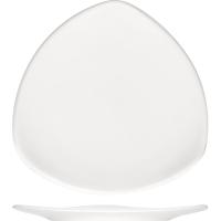 Тарелка «Опшенс» треугольная;фарфор;,H=15,L=210,B=210мм;белый