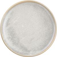 Тарелка;фарфор;D=20см;бежев.