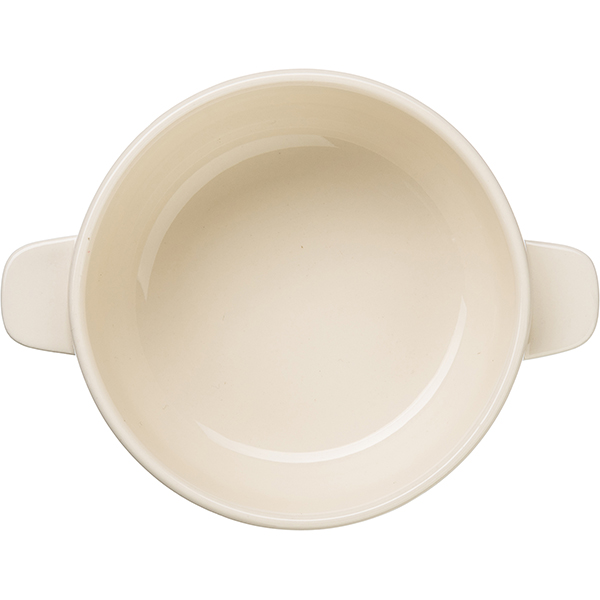 Чашка бульонная «Айвори Монте Карло»;фарфор;285мл;D=100,H=55,L=160мм;слон.кость