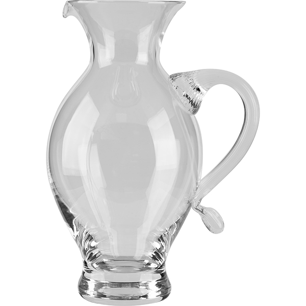 Кувшин «Мэтр»;стекло;1,3л;D=13,H=25,5см;прозр.