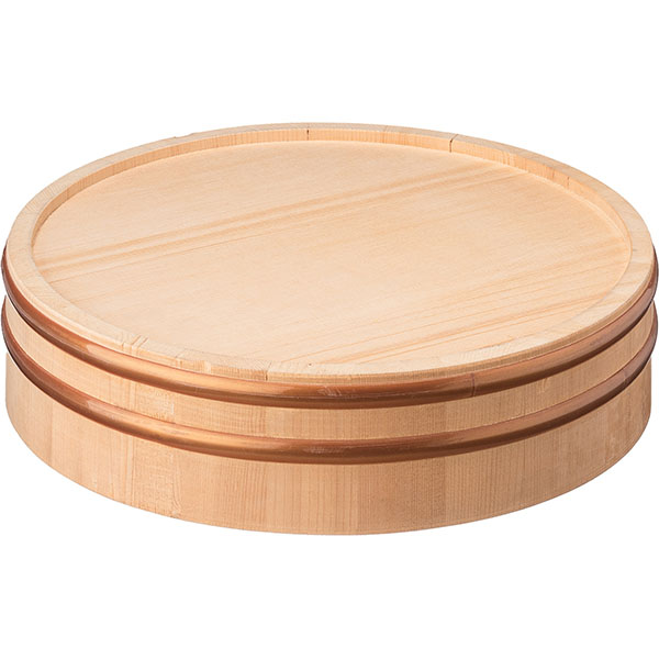 Кадка д/риса;бамбук,пластик;D=300,H=75мм;бежев.