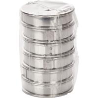 Набор кондит.колец[6шт];сталь нерж.;D=60,H=16мм;металлич.