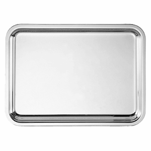 Поднос «Элит» прямоугольный;металл;,H=13,L=280,B=200мм;металлич.