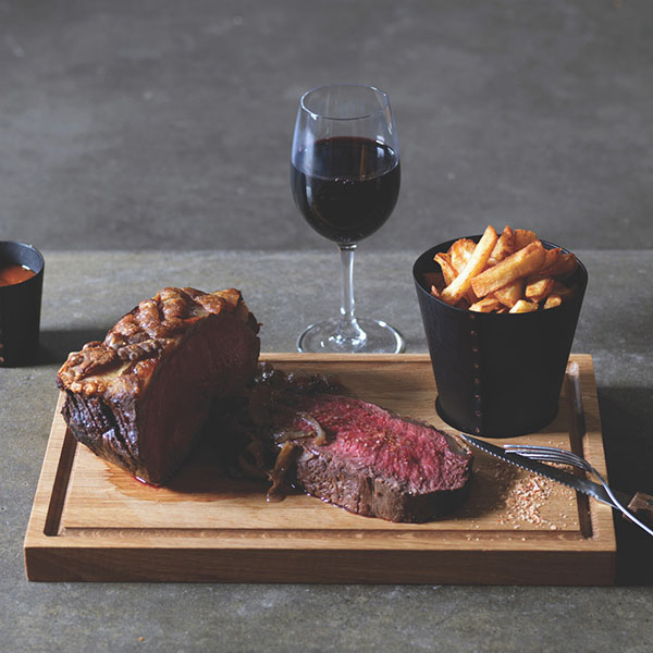 Доска для подачи;дуб;,H=25,L=340,B=220мм;св. дерево