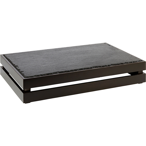 Ящик для подачи;акация;,H=10,5,L=55,5,B=35см;черный