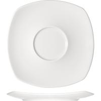 Блюдце «Опшенс» квадратное;фарфор;,L=135,B=135мм;белый