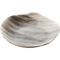 Тарелка глубокая «Нордик»;стекло;250мл;D=21см;серый