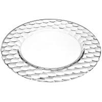 Тарелка «Хани»;стекло;D=32см;прозр.