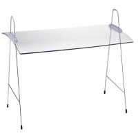 Экран защитный для буфетной станции для охлаждения;акрил,сталь нерж.;,H=60,L=65,B=42см;прозр.