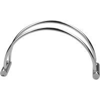 Салфетница «Дуга»;сталь;,H=77,L=140,B=31мм;серебрист.