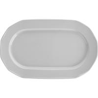 Блюдо «Меркури» овальное;фарфор;,L=38см;белый