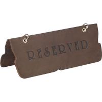 Подставка на кольцах «Резерв»;кожа;,L=200,B=75мм;коричнев.