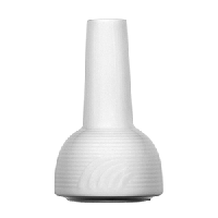 Ваза для цветов «Карат»;фарфор;D=70/25,H=120мм;белый