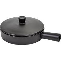 Крышка д/блюда д/запекания «Серфис»;керамика;D=210,H=65мм;черный