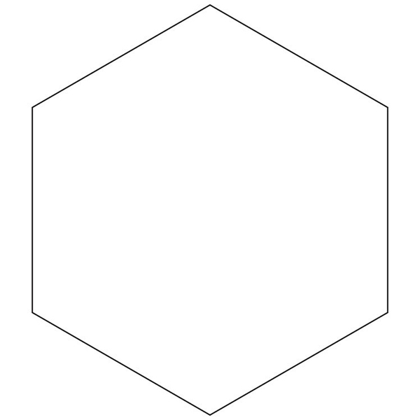 Резак «Шестиугольник»;пластик;,L=63,B=63мм
