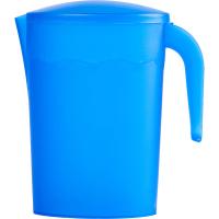 Кувшин с крышкой;пластик;2л;D=12,H=21см;синий