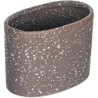 Подставка д/салфеток;фарфор;,H=82,L=115,B=51мм;тем.корич.