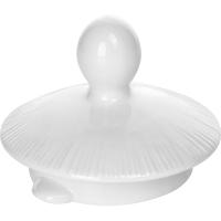 Крышка для чайника «Спайро»;фарфор;0,795л;D=56,H=65,L=75мм;белый