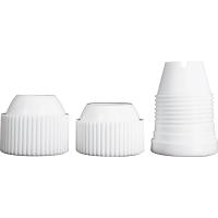 Адаптер д/кондит.мешка,средний;пластик;D=25,H=32мм;белый