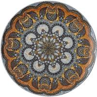 Тарелка «Мандала»;фарфор;D=27,5см;разноцветн.