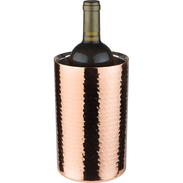 Емкость д/охлажден. бутылок;сталь нерж.;D=12,H=20см;медный