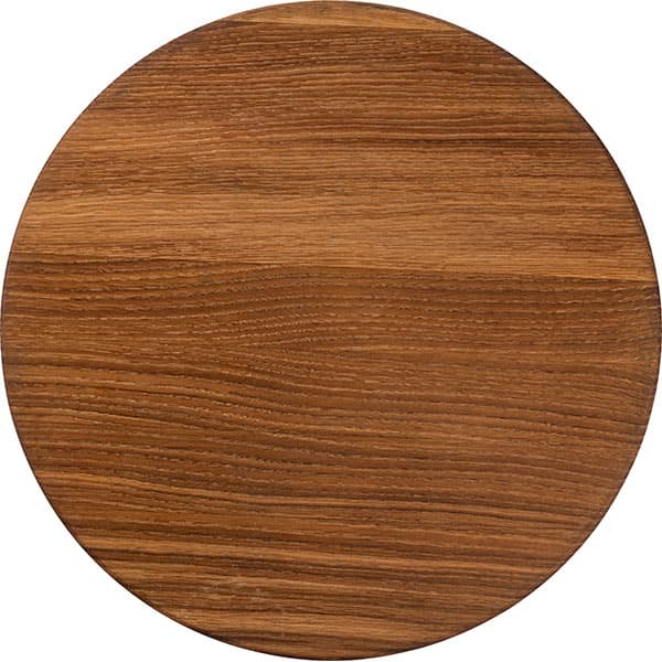 Доска для подачи без выемки;дуб;D=40,H=2см;древесн.