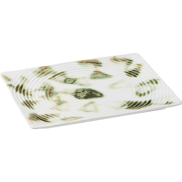 Блюдо прямоугольное;фарфор;,L=29,B=23см;белый