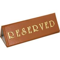 Подставка «Резерв»;кожезам.;,H=45,L=165/50,B=50мм;коричнев.