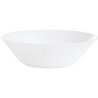 Тарелка глубокая «Новая Аквитания»;стекло;200мл;D=130,H=37мм;белый