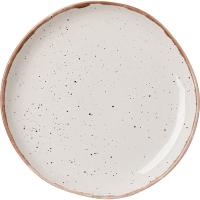 Тарелка «Пунто Бьянка»;фарфор;D=265,H=33мм;белый,черный