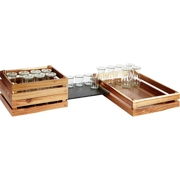 Ящик для подачи;акация;,H=10,5,L=55,5,B=35см;св. дерево