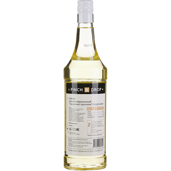 Сироп «Сахарный» Pinch&Drop;стекло;1л;D=85,H=330мм