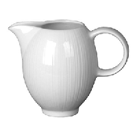 Молочник «Спайро»;фарфор;200мл;D=45,H=78,L=135,B=90мм;белый