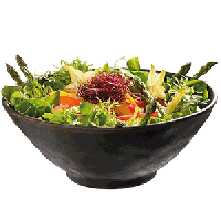 Салатник;пластик;1,4л;D=240,H=95мм;черный,коричнев.