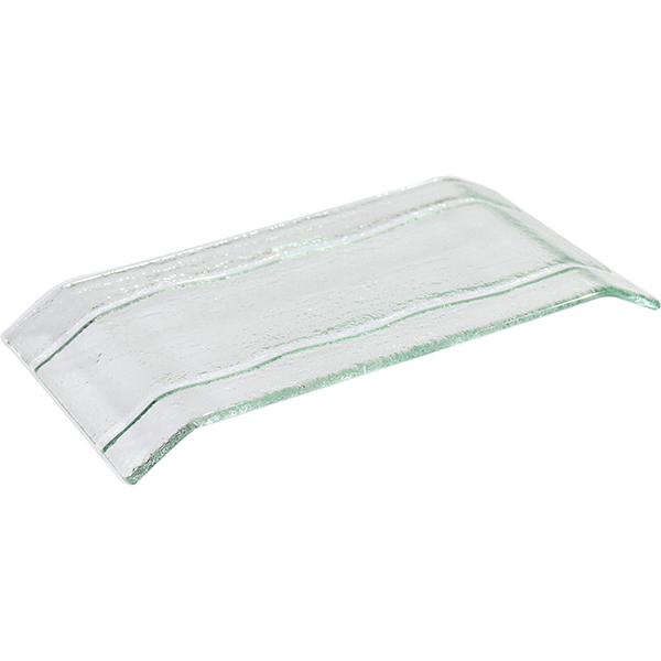 Поднос фуршетный;стекло;,L=24,B=12см;прозр.