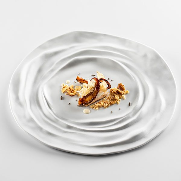 Тарелка «Барселона» мелкая;фарфор;D=29см;белый