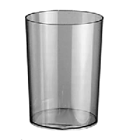 Емкость для диспенсера «Сандэй»;абс-пластик;4л;D=18,5,H=21,3см;прозр.