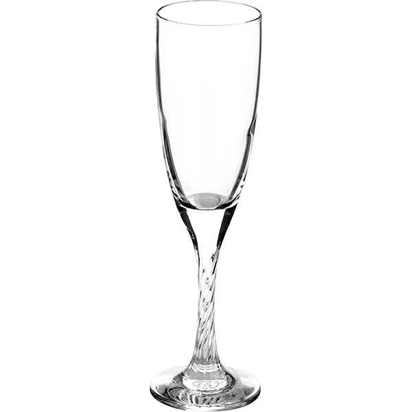 Бокал-флюте «Твист»;стекло;150мл;D=55,H=210мм;прозр.