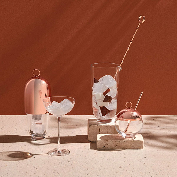 Креманка «Хэпберн» с крышкой и ложкой;хр.стекло,металл;0,5л;D=88,H=161мм;прозр.,золотой