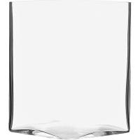 Ваза д/цветов квадр.;стекло;,H=20,L=15,B=15см;прозр.